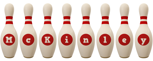 McKinley bowling-pin logo