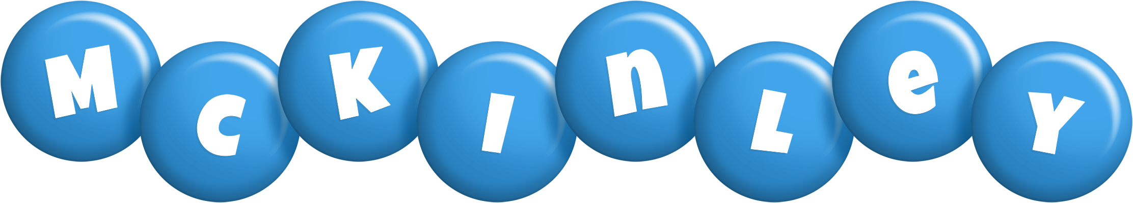 McKinley candy-blue logo