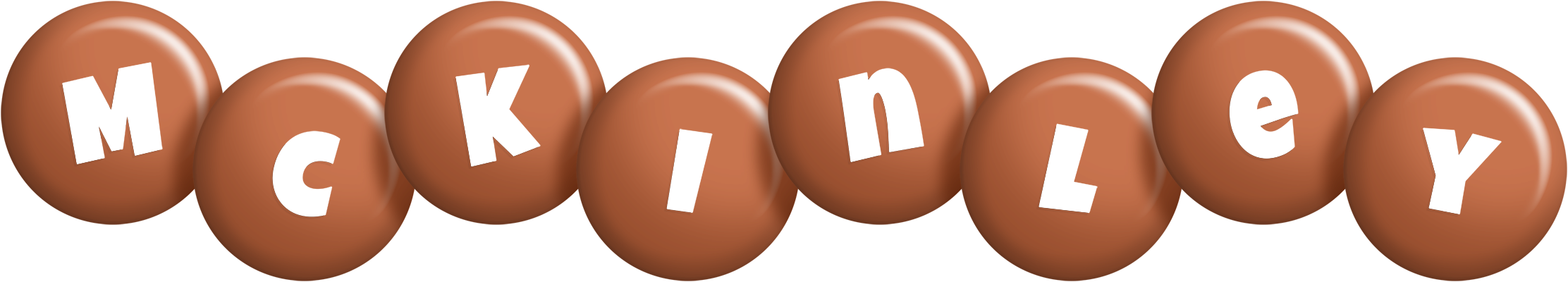 McKinley candy-brown logo