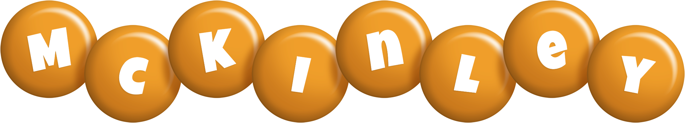 McKinley candy-orange logo