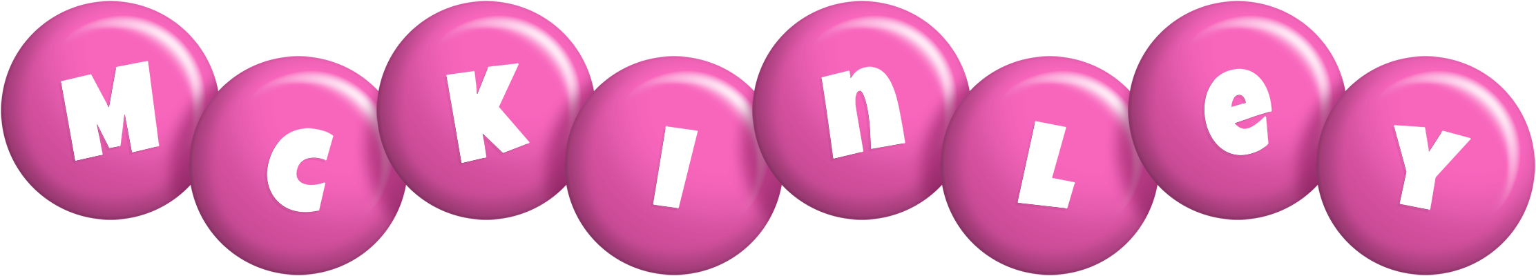 McKinley candy-pink logo