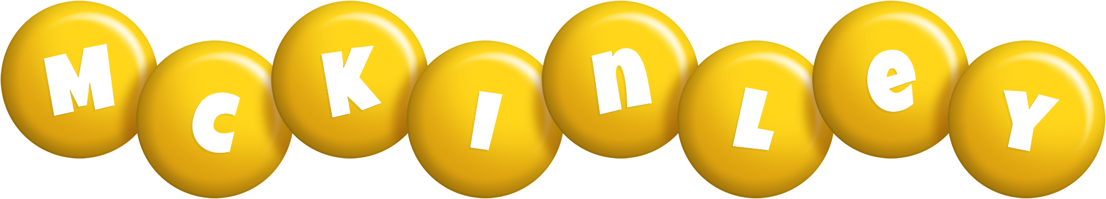 McKinley candy-yellow logo