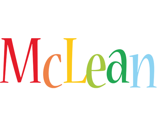 McLean birthday logo