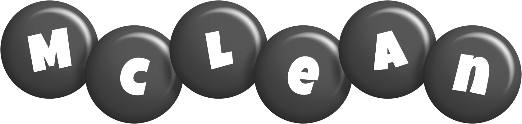 McLean candy-black logo