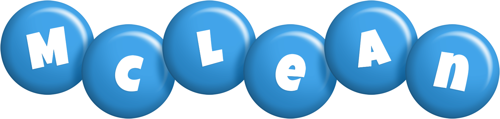 McLean candy-blue logo