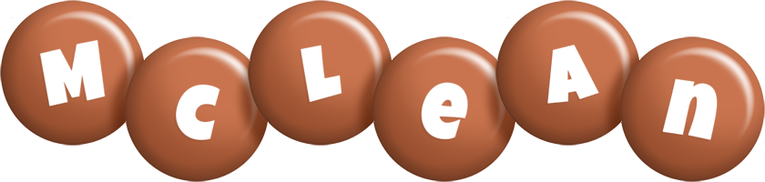 McLean candy-brown logo