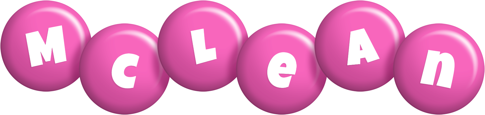McLean candy-pink logo