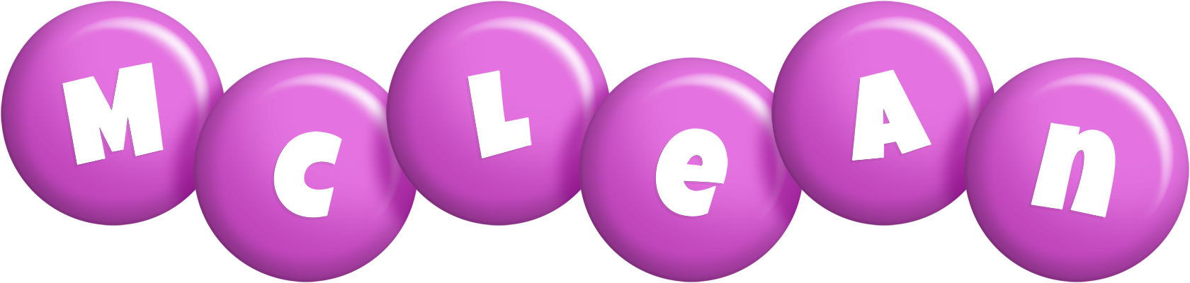 McLean candy-purple logo