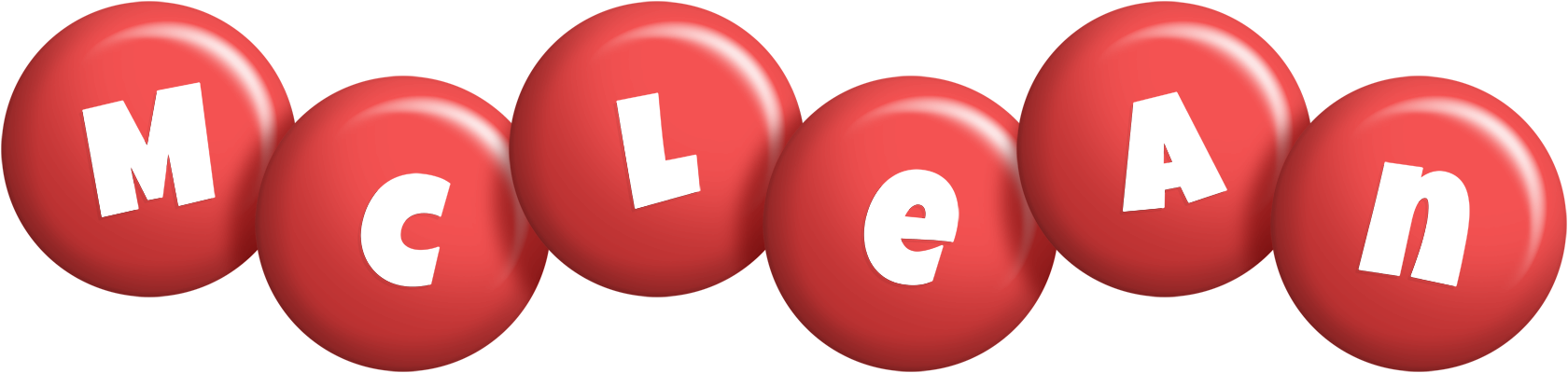 McLean candy-red logo