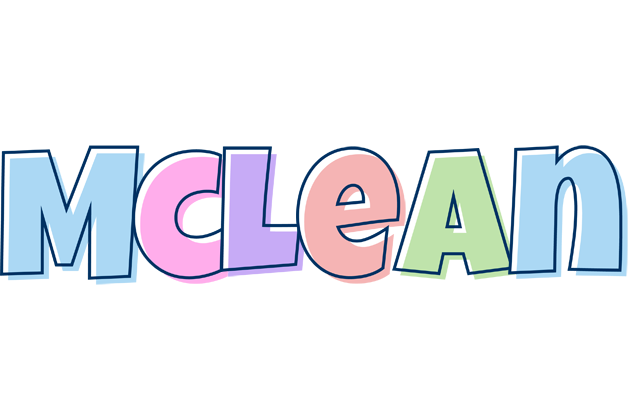 McLean pastel logo