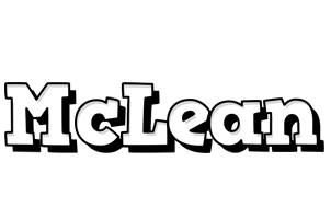 McLean snowing logo