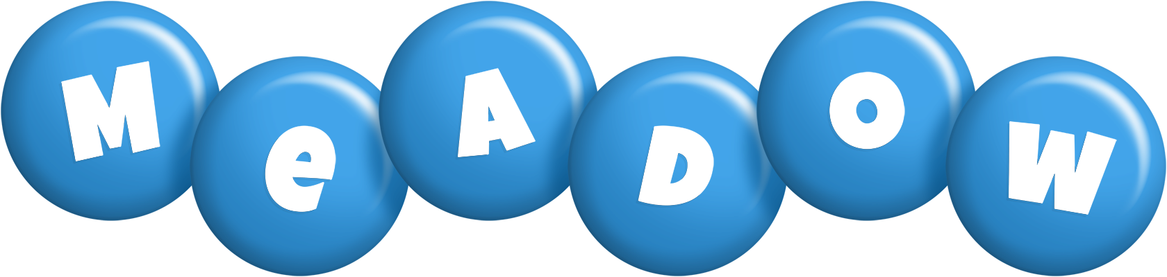 Meadow candy-blue logo
