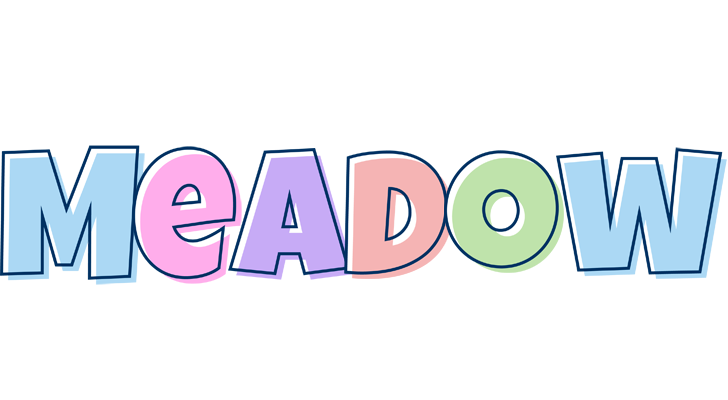 Meadow pastel logo