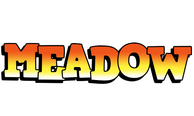 Meadow sunset logo