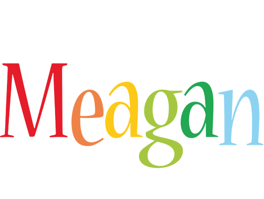 Meagan birthday logo