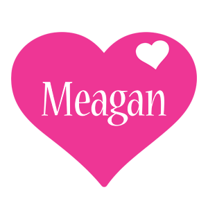 Meagan love-heart logo