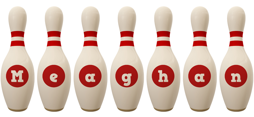 Meaghan bowling-pin logo
