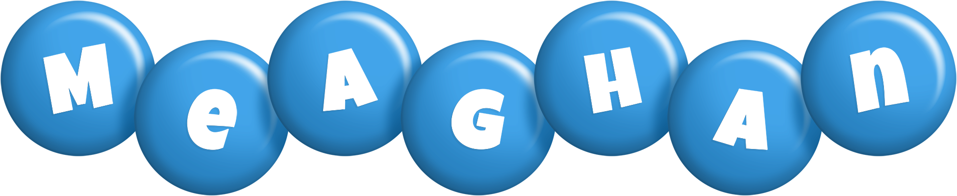 Meaghan candy-blue logo
