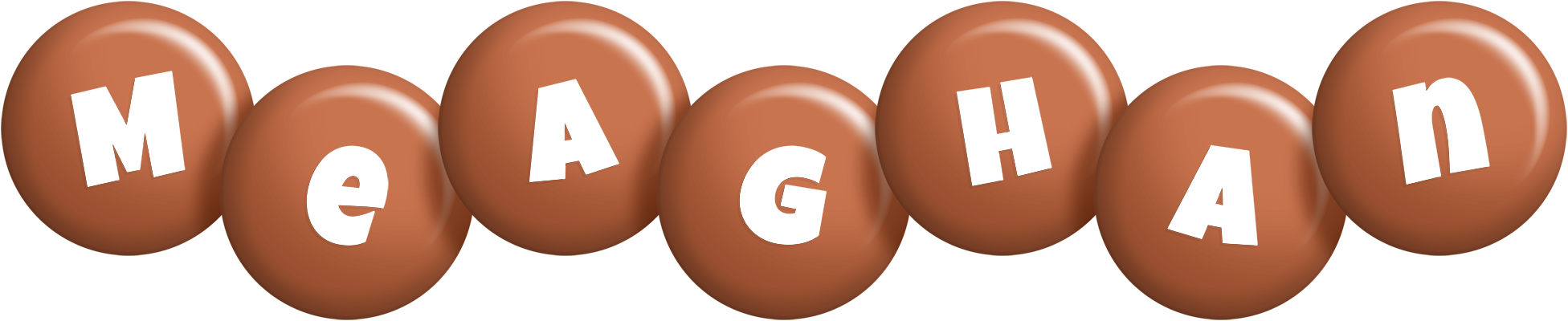 Meaghan candy-brown logo