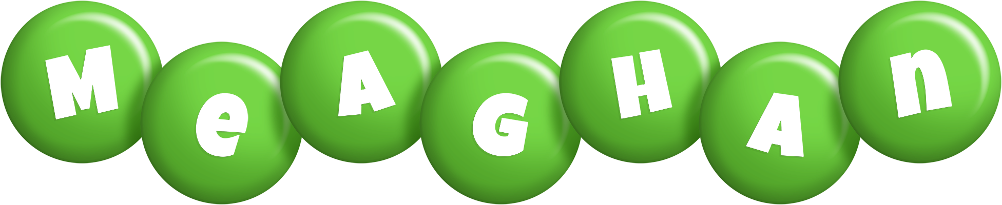Meaghan candy-green logo