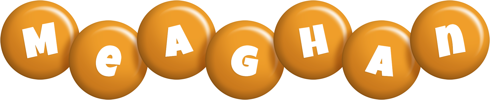 Meaghan candy-orange logo