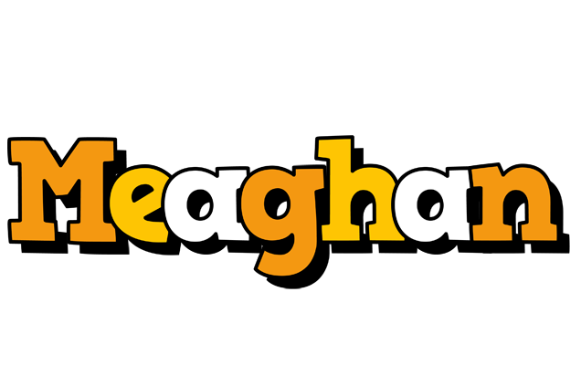 Meaghan cartoon logo