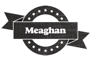 Meaghan grunge logo