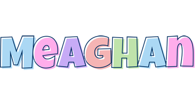 Meaghan pastel logo