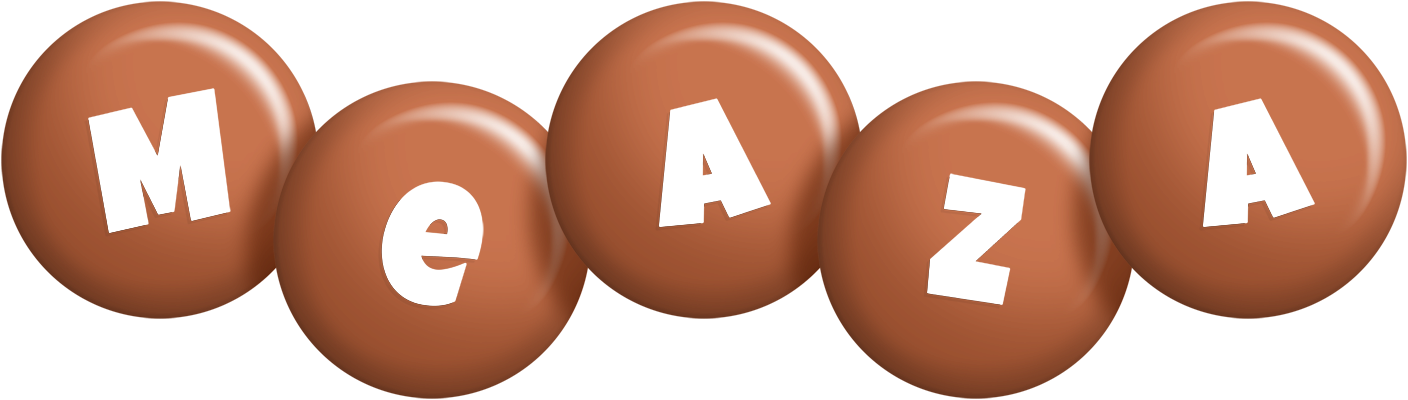 Meaza candy-brown logo