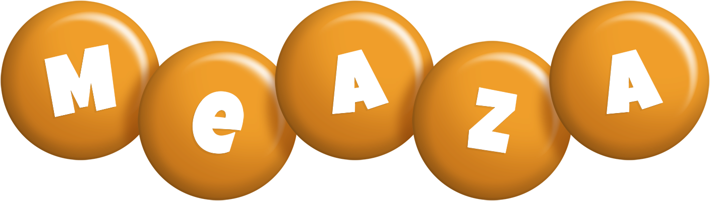 Meaza candy-orange logo