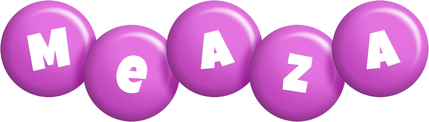 Meaza candy-purple logo