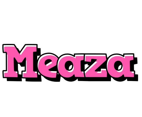 Meaza girlish logo