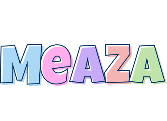 Meaza pastel logo