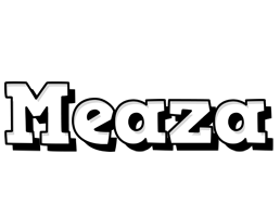 Meaza snowing logo