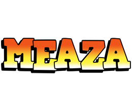 Meaza sunset logo