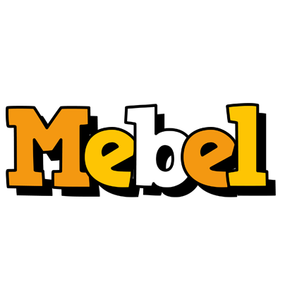 Mebel cartoon logo
