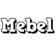 Mebel snowing logo