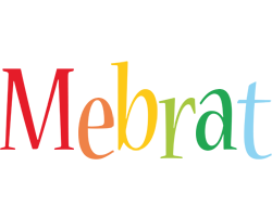 Mebrat birthday logo