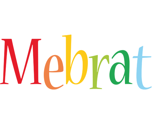 Mebrat birthday logo