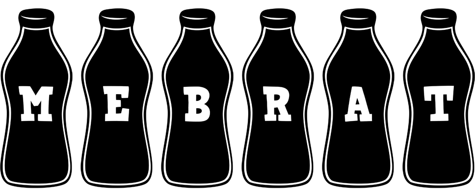 Mebrat bottle logo