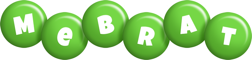 Mebrat candy-green logo