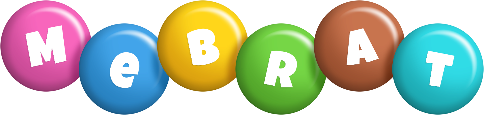 Mebrat candy logo
