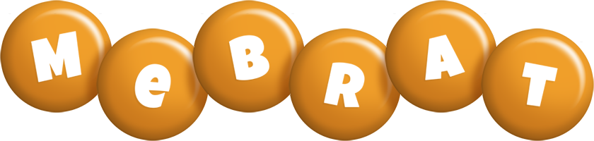 Mebrat candy-orange logo