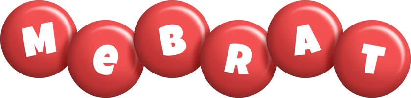 Mebrat candy-red logo