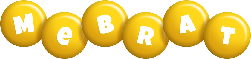 Mebrat candy-yellow logo