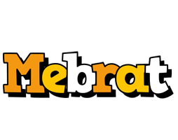 Mebrat cartoon logo