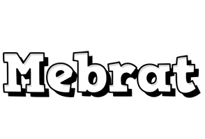 Mebrat snowing logo