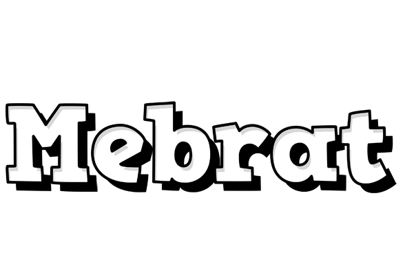 Mebrat snowing logo