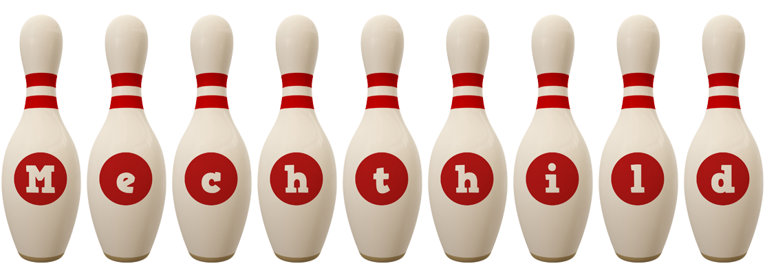 Mechthild bowling-pin logo