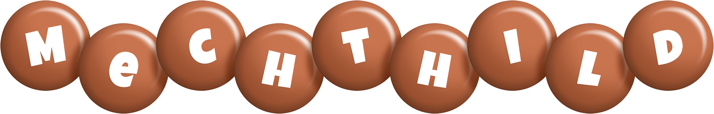 Mechthild candy-brown logo
